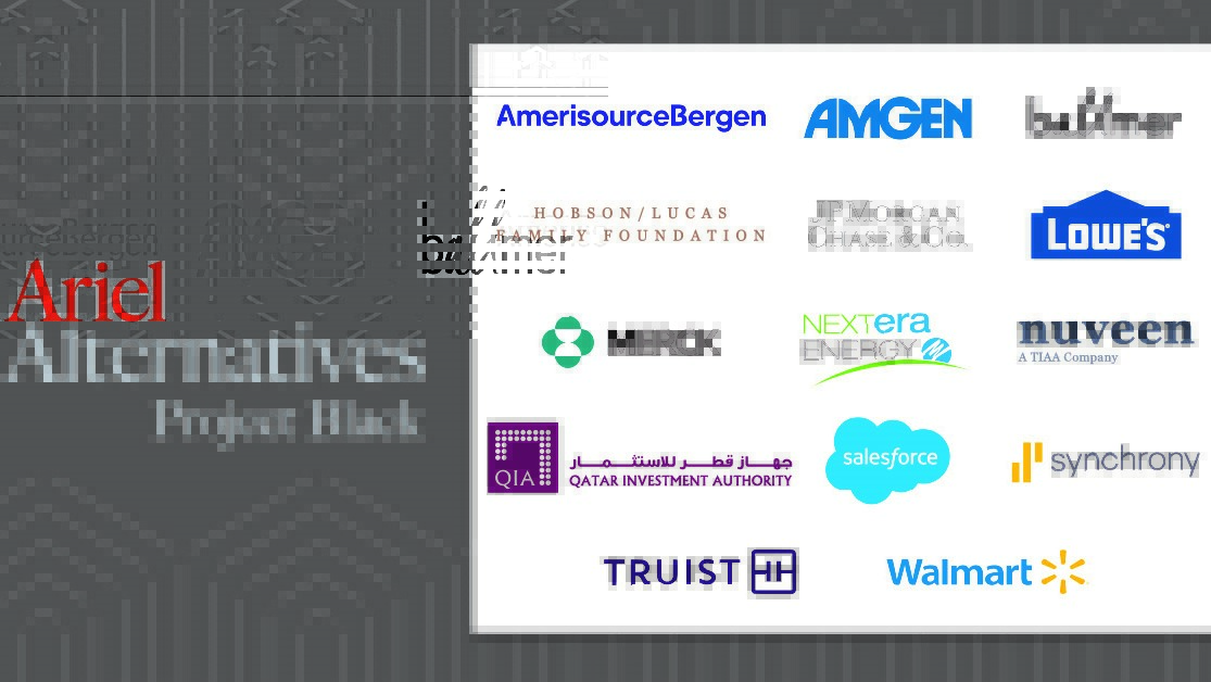 Ariel Alternatives Project Black partners logos