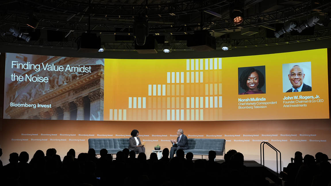 John Rogers speaks at Bloomberg Invest 2026
